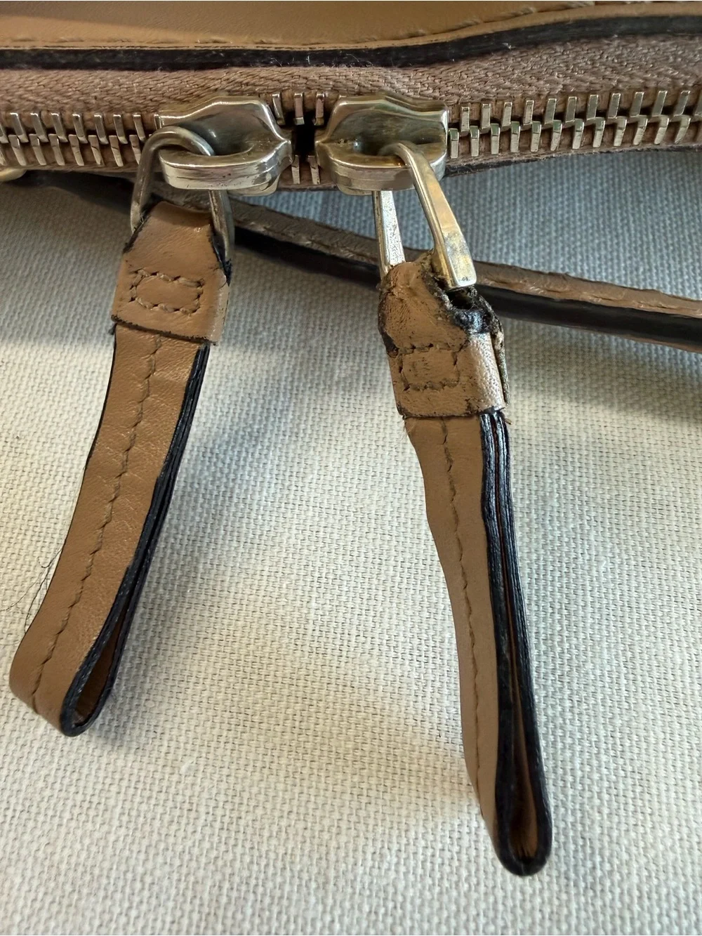 Gucci Tan/Brown GG Canvas and Leather Shoulder Bag